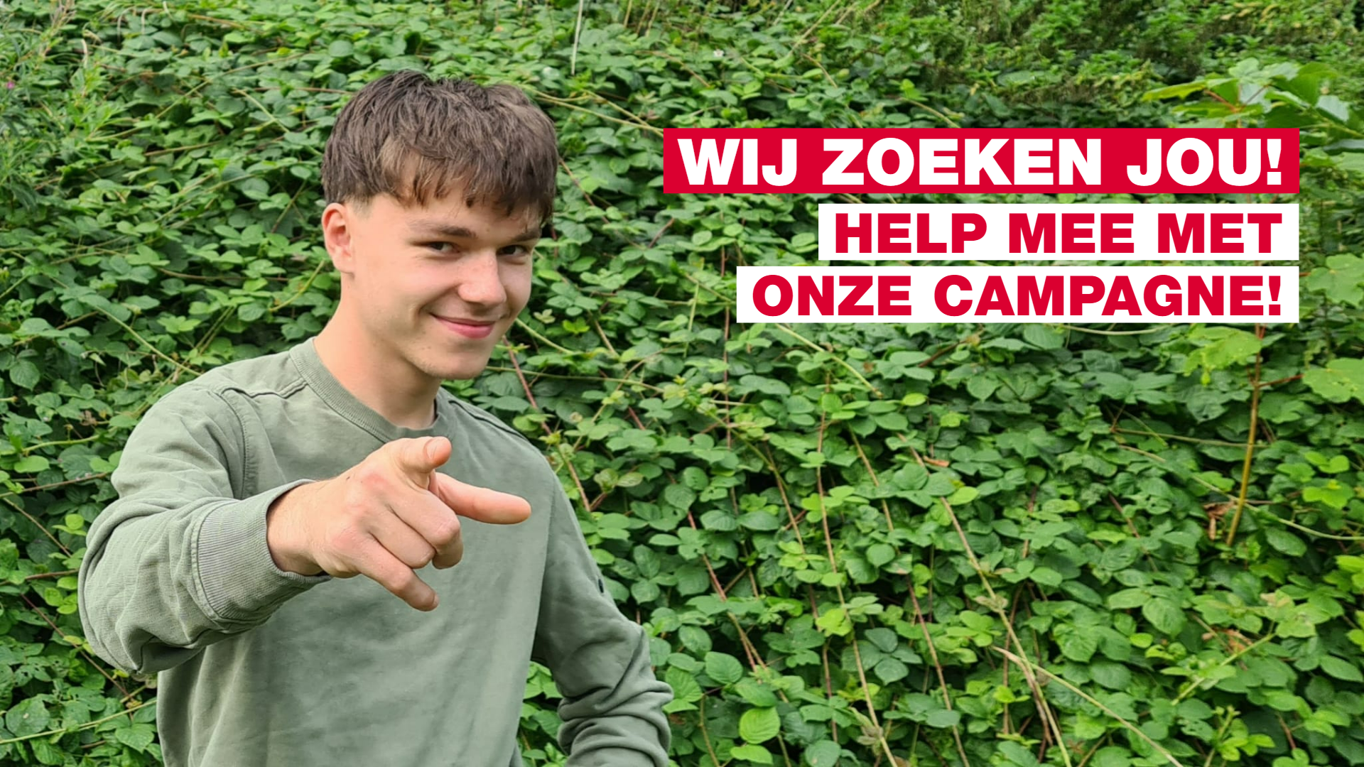 Sylvain Woest die wijst naar jou. 